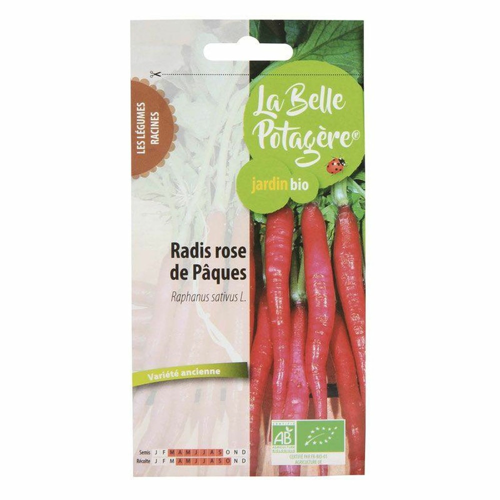 Graines à semer - radis rose de pâques - 9 g