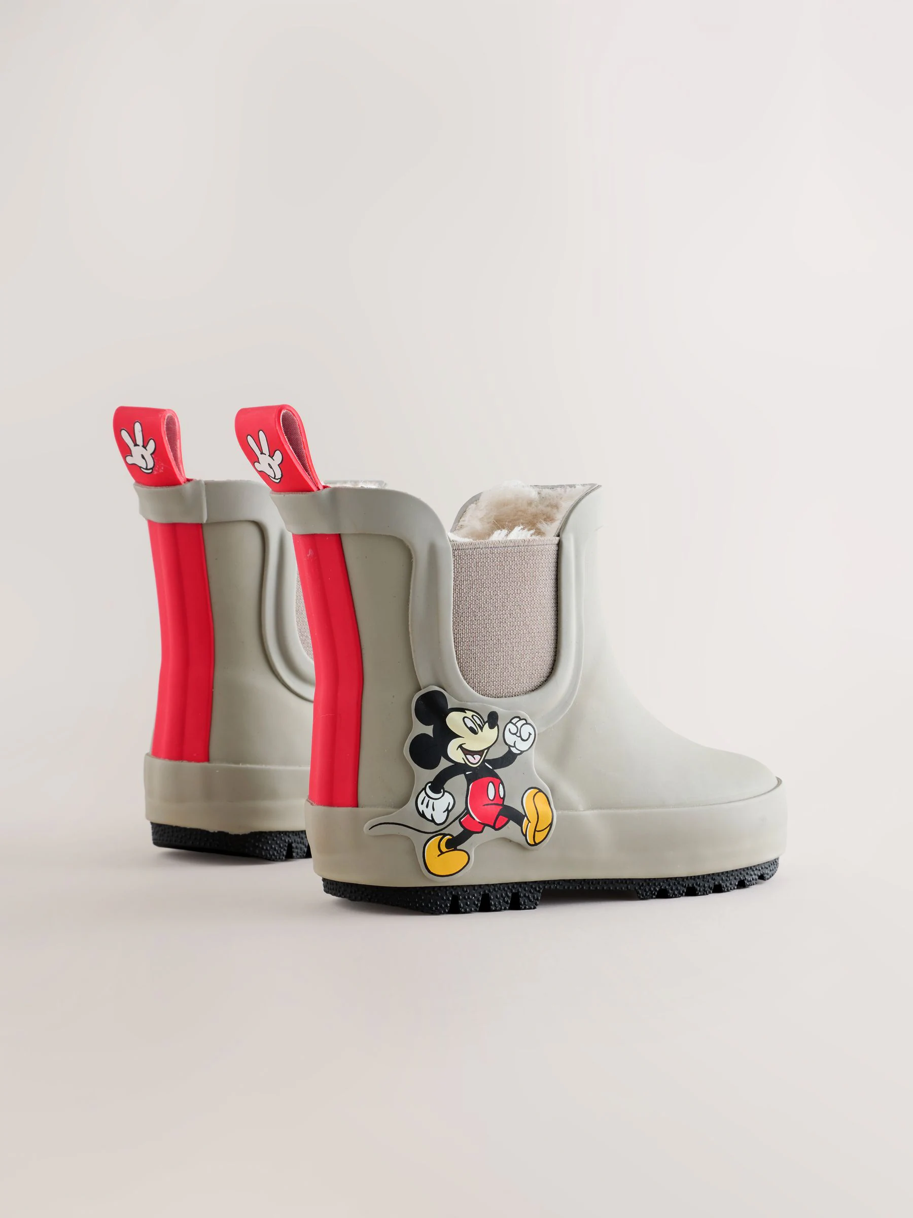 Neutraal - Mickey Mouse warme gevoerde enkellaarzen