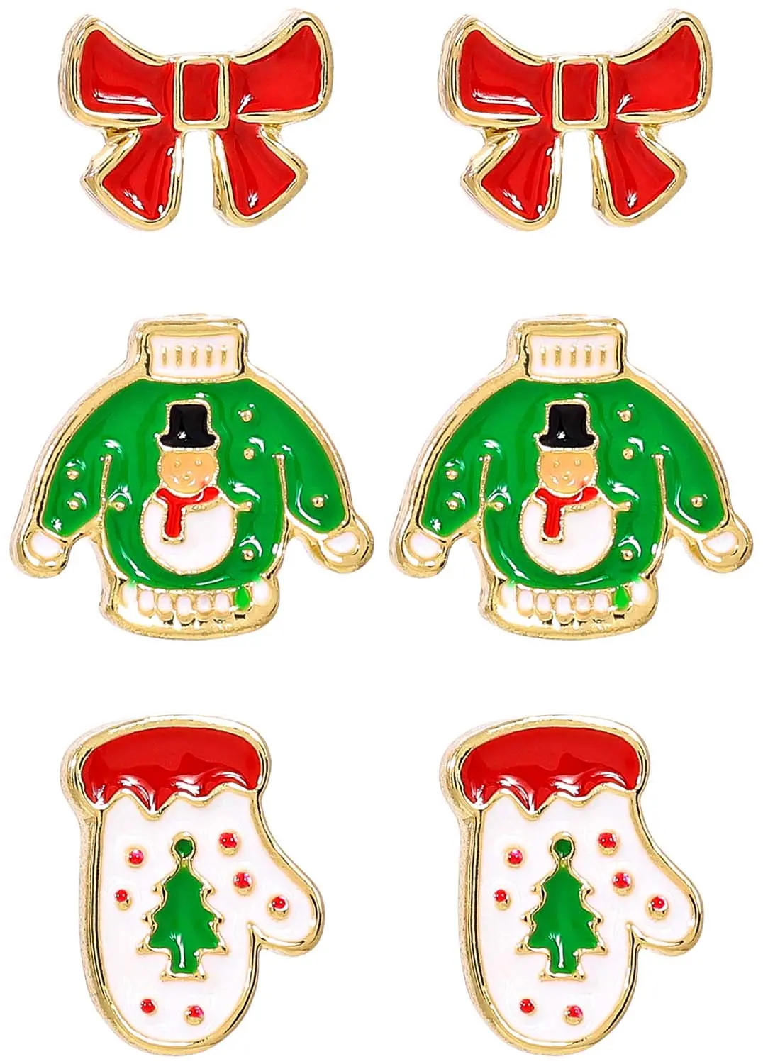 Ohrstecker-Set - Winter Trio