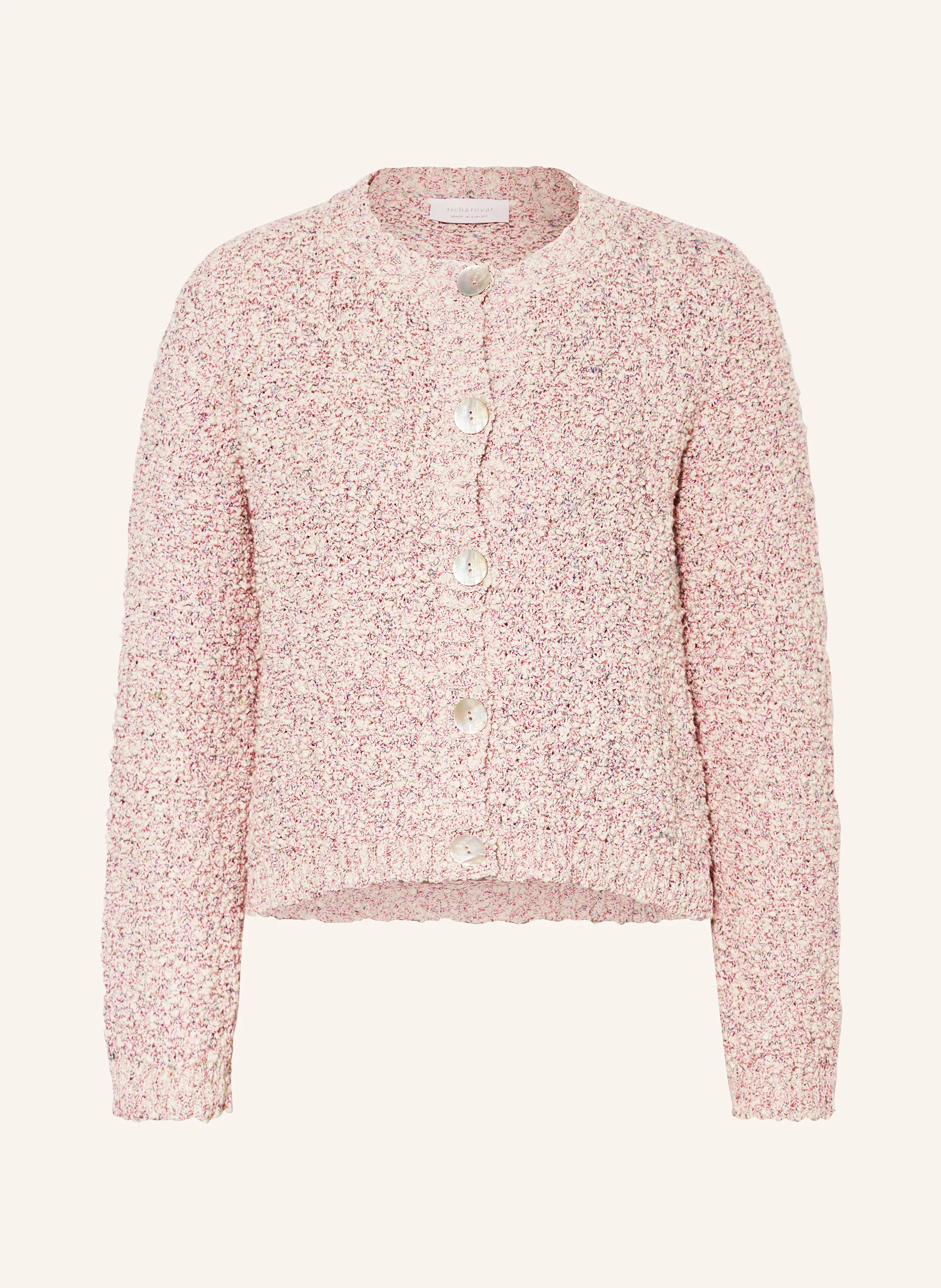 Rich & Royal Strickjacke mit Pailletten