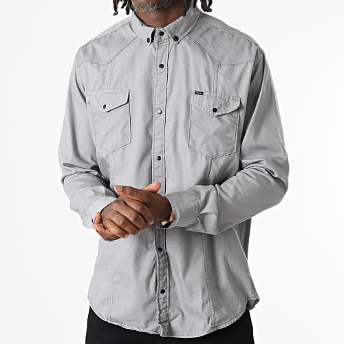 Chemise Manches Longues W-324 Gris