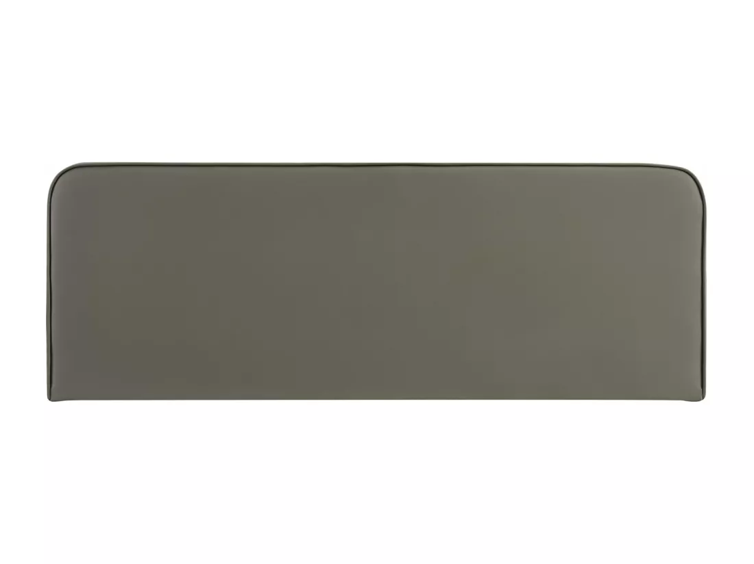 Tête de lit CELEST 160, Rembourrée, Fixation murale, Design arrondi moderne, Pour lit 160 cm ou moins, Gris