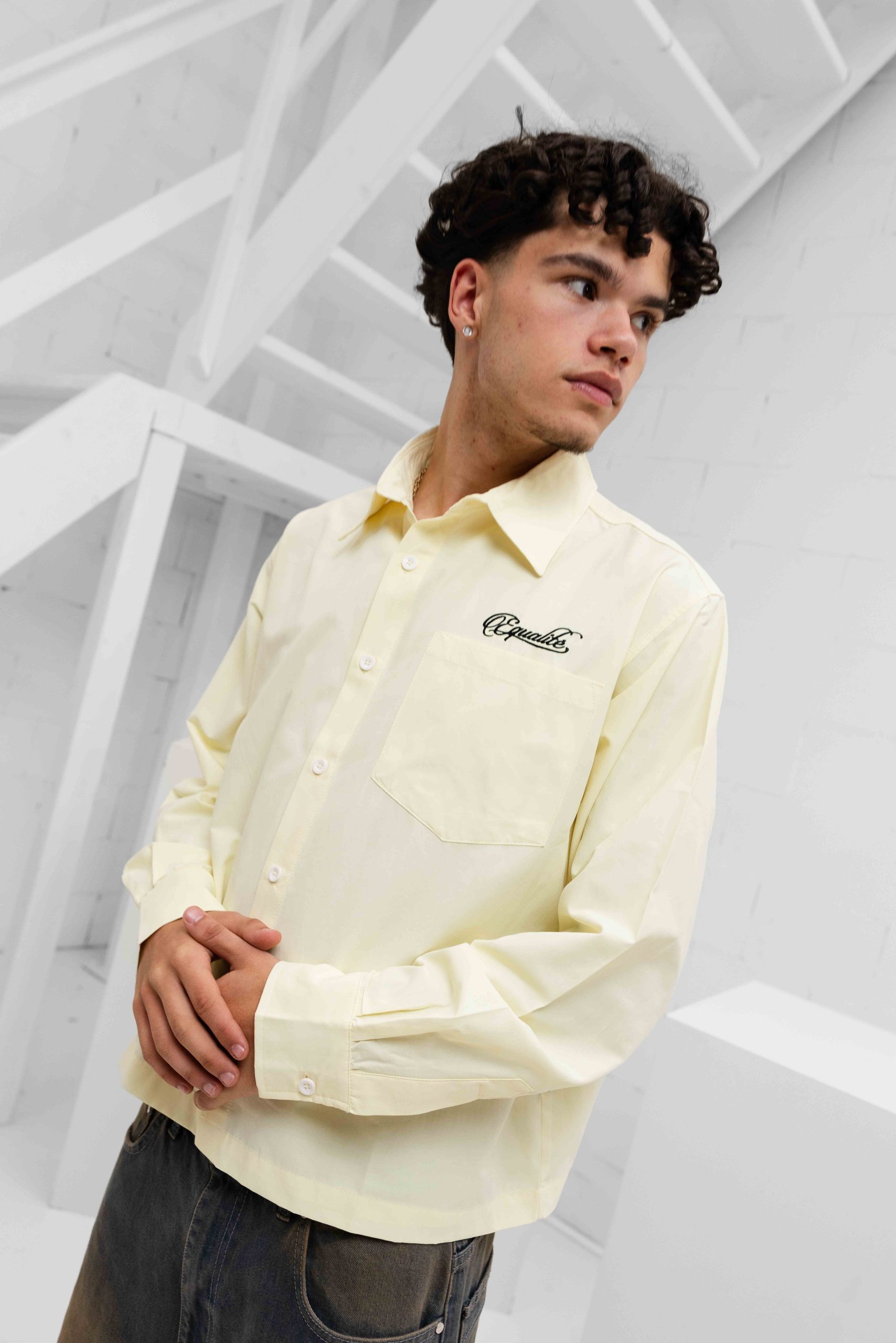 Equalité Milo Longsleeve Shirt Heren Geel
