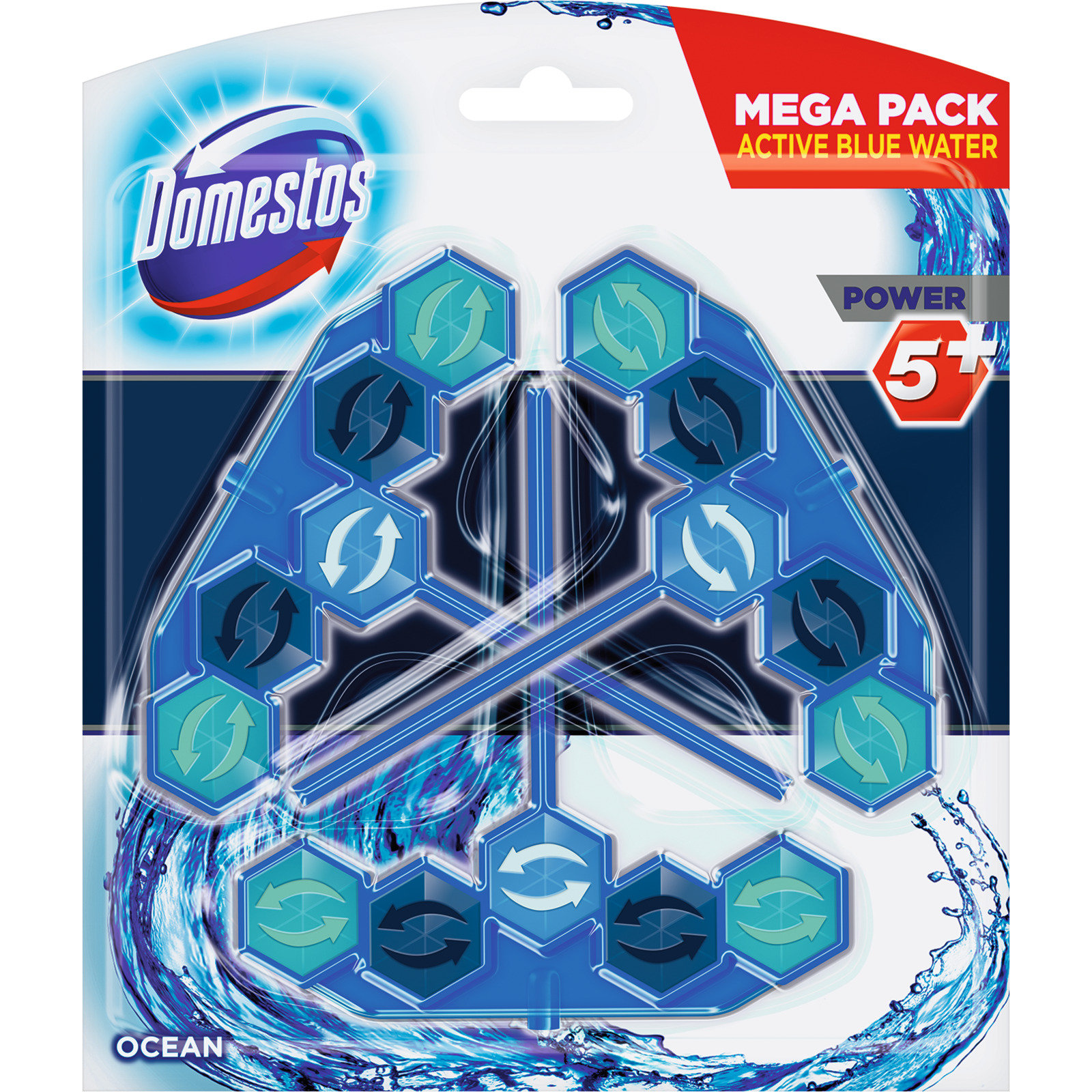 Domestos WC-Stein Blauspüler Ocean 3x55g
