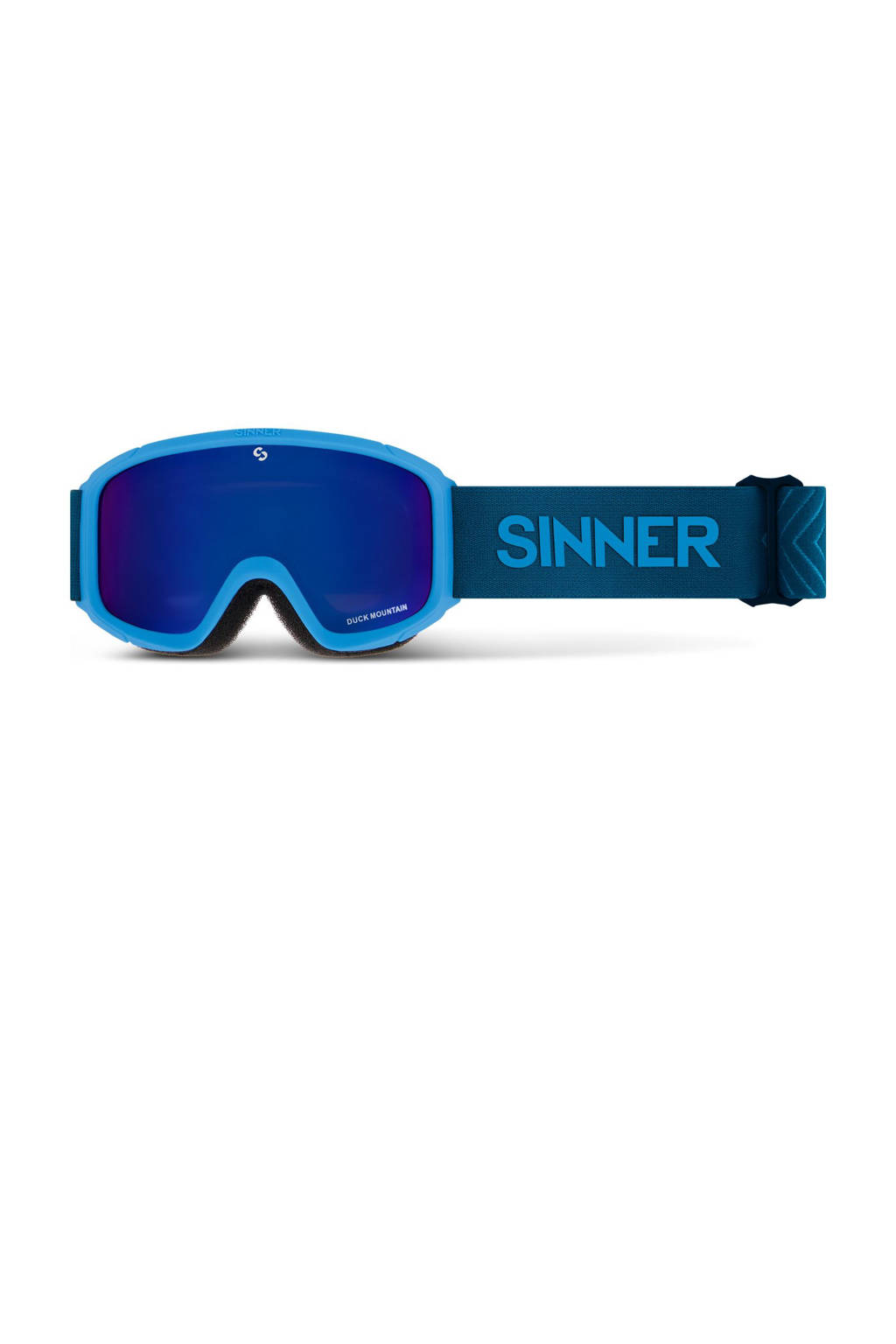 Fijne skibrilJongens/meisjes skibril Duck Mountain blauw (lens blauw)