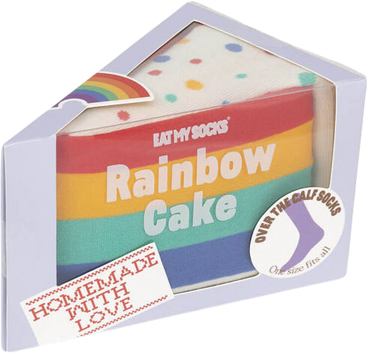 Eat My Socks Strømper - Rainbow Cake Multi