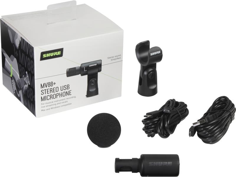 Shure Mikrofon MV88  Stereo USB USB Stereo-Mikrofon für Homerecording