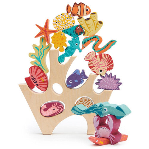 Tender leaf toys stapelspeelgoed zeedieren