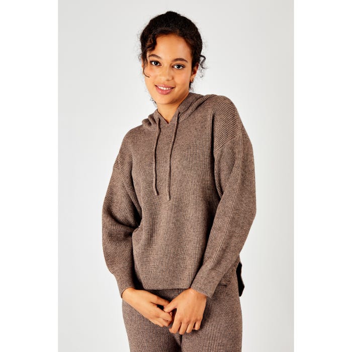 inSua-Loungewear gebreide hoodie - InSua