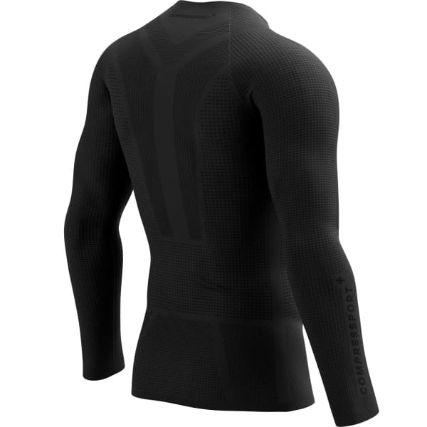 T-shirt thermique COMPRESSPORT ON/OFF BASE LAYER LS TOP BLACK