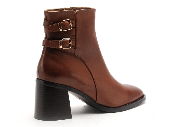 Regarde le ciel boots bottine talons femme sisko 02 marron