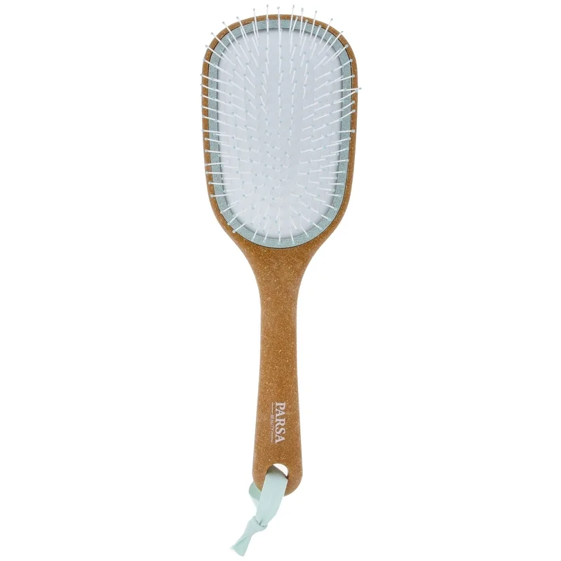 Parsa - Cork Detangling Hairbrush Large Oval - Hårbørste