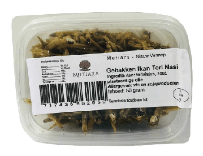 Mutiara Gebakken Ikan Terie Nasi 50g