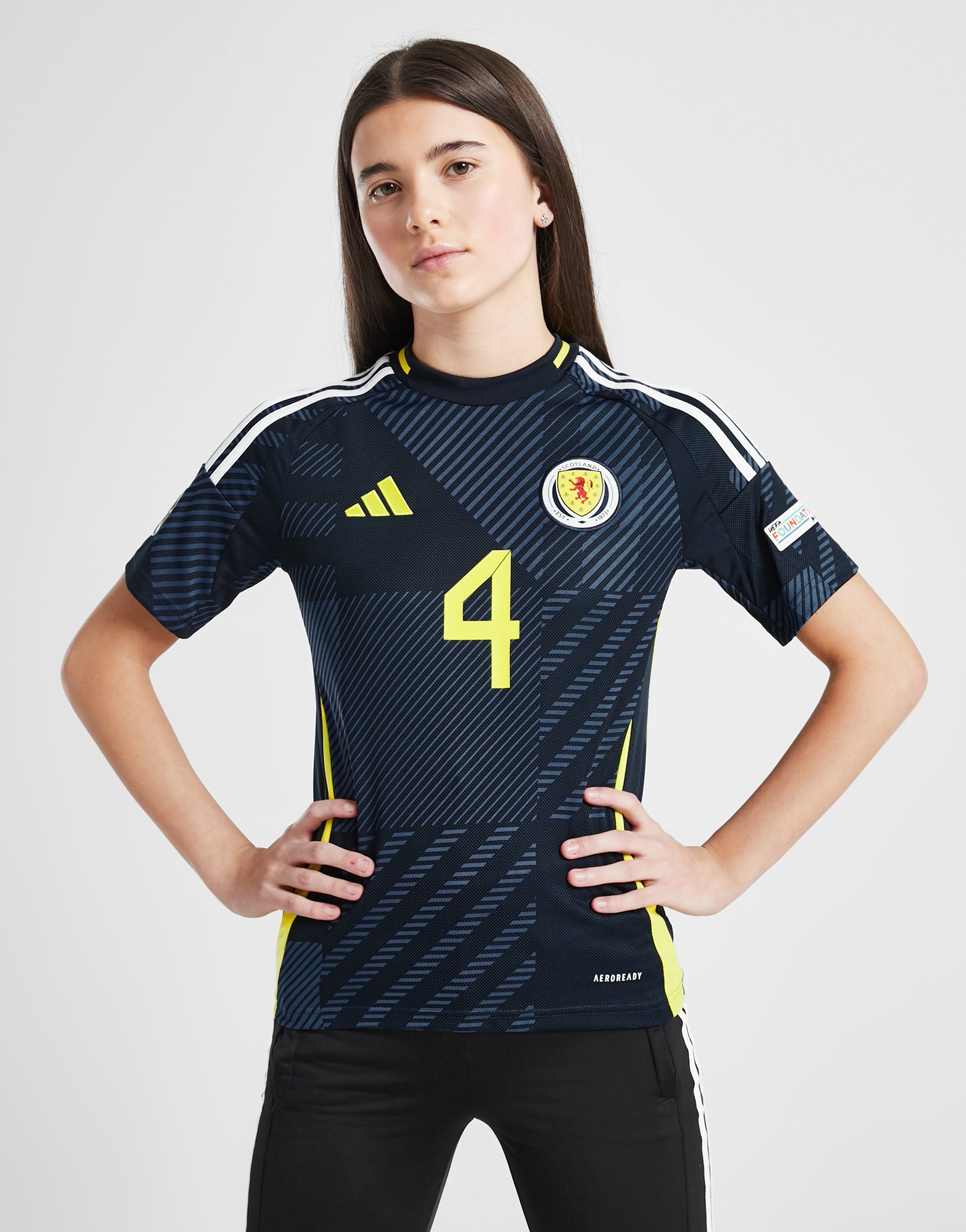 adidas Maillot Domicile Écosse 2024/25 McTominay #4 Junior