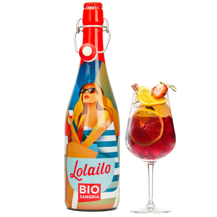 Sangria bio artisanale espagnole Lolailo - Sangria Lolailo
