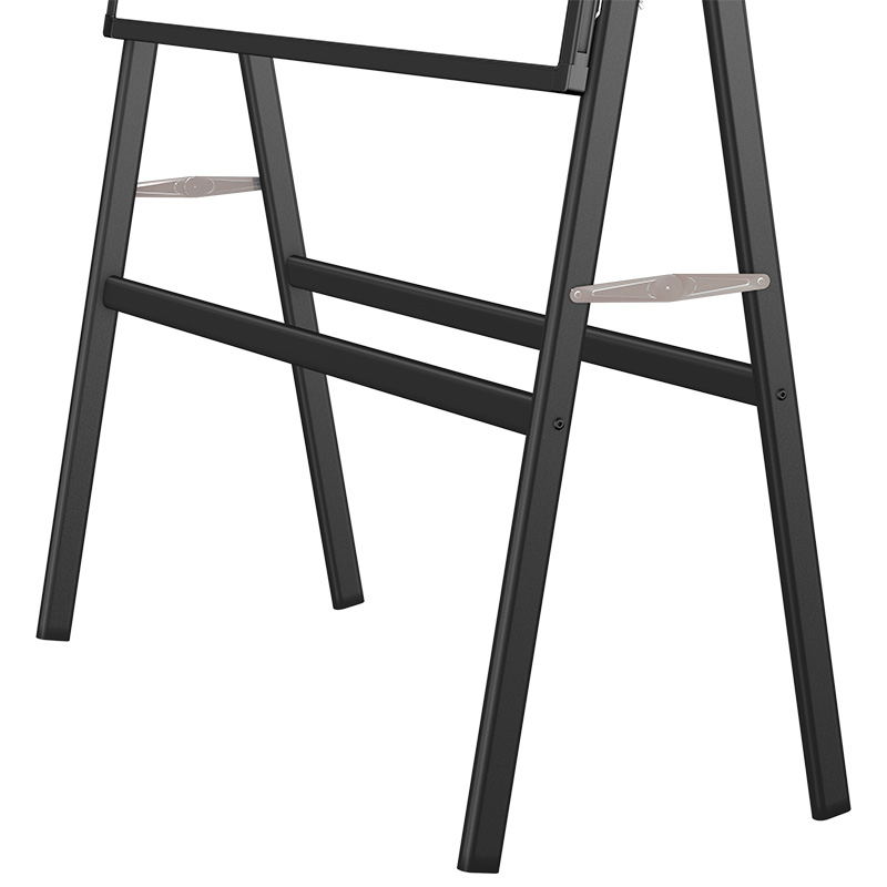Whiteboard op statief - Magnetisch - 150x120 cm - Zwart