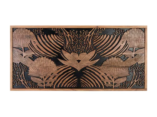 Tête de Lit Bois Marron 166x6x81cm - Iris Décoration d'Autrefois