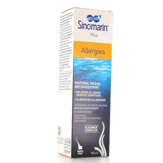 Décongestionnant nasal naturel Sinomarin Allergies