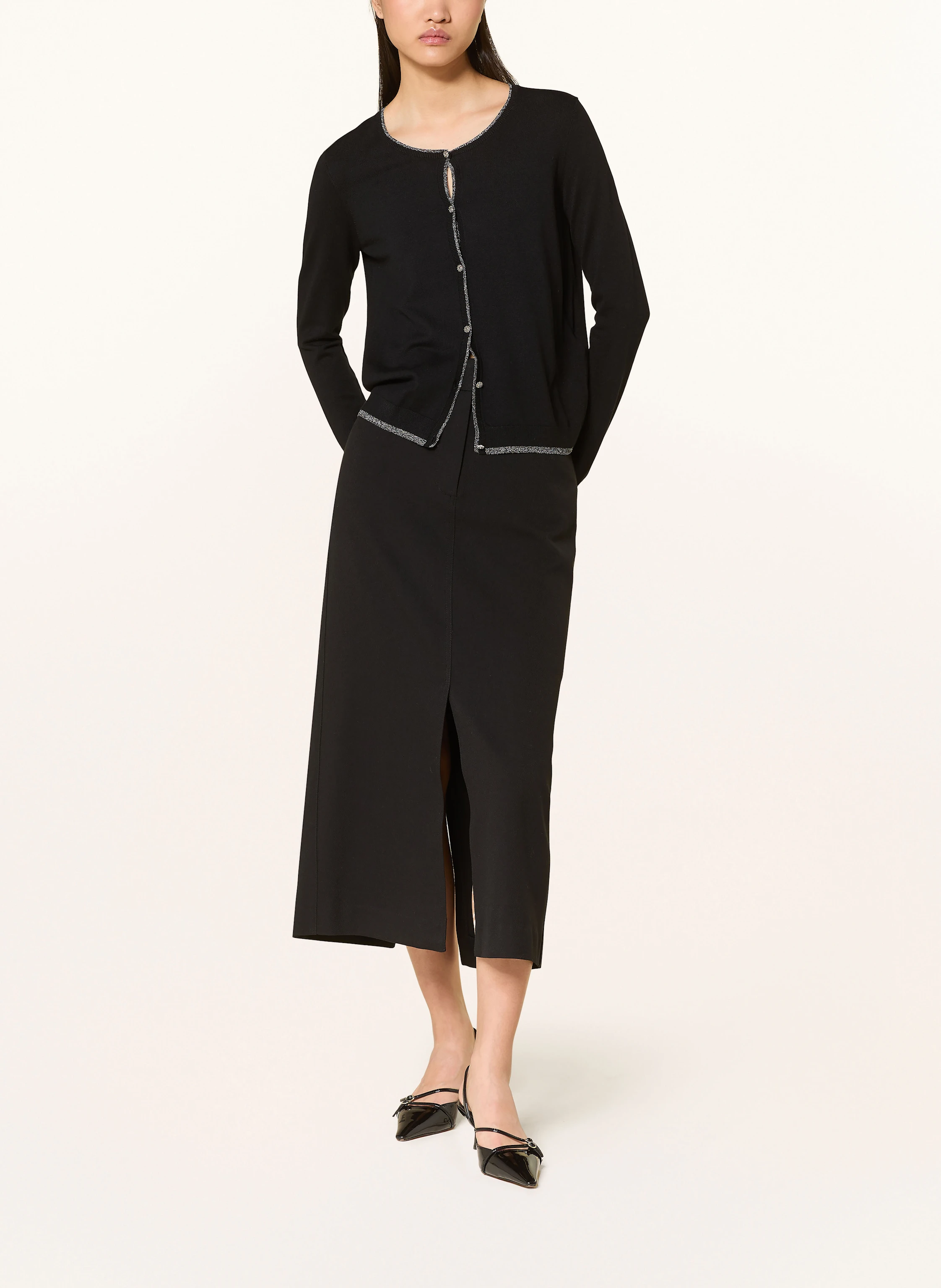 LIU JO Strickjacke mit Glitzergarn