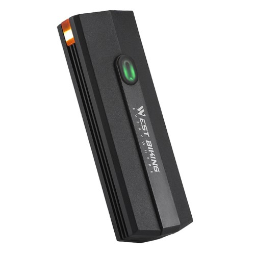 1500mAh Wiederaufladbares USB Fahrrad Licht Velo LED Warnlicht IPX4 - Hellblau