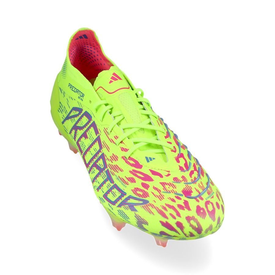 adidas Predator Elite FG Mystic Victory - Lucid Lemon/Lucid Pink/Blue Fusion