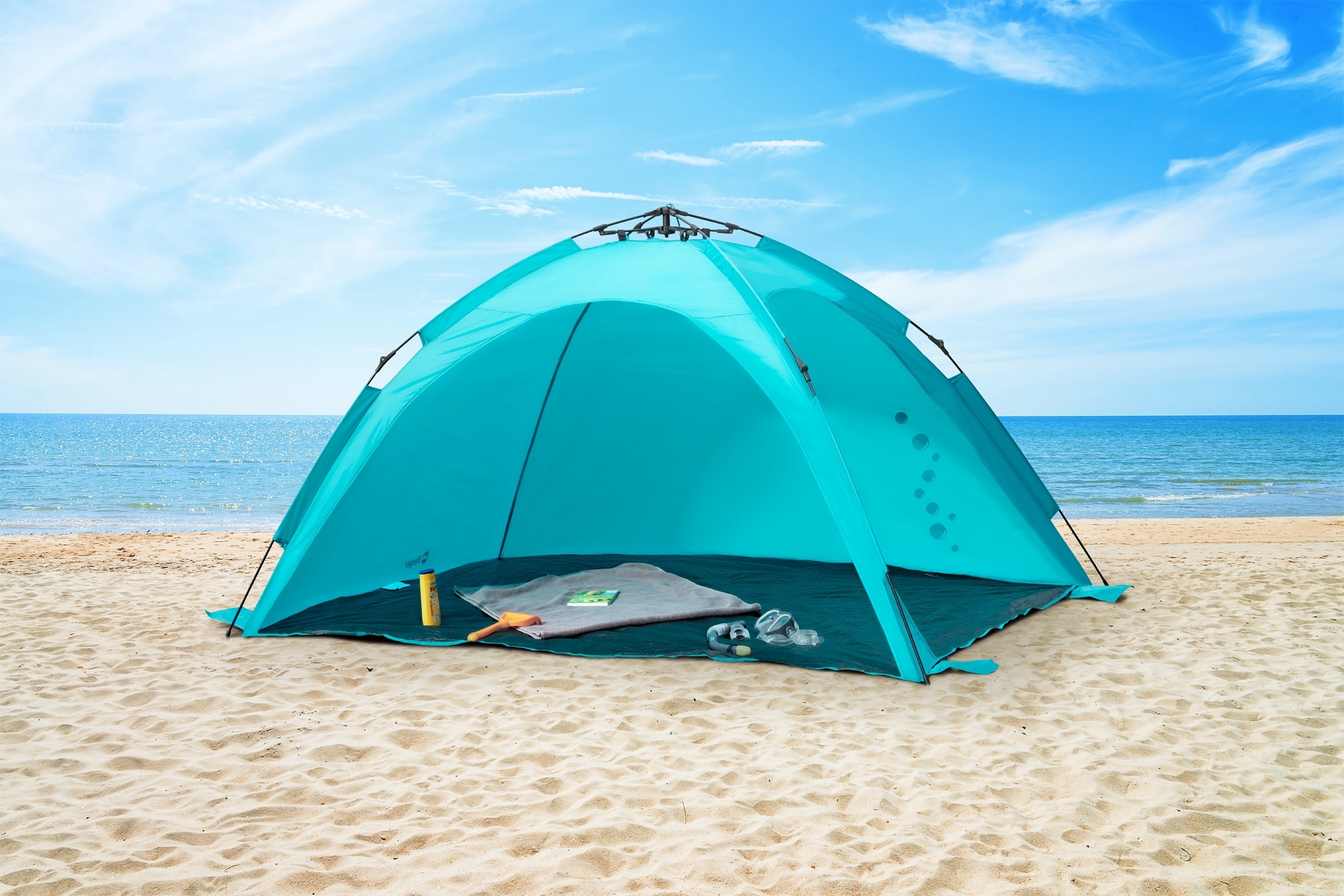 Berger Strandmuschel Fold türkis