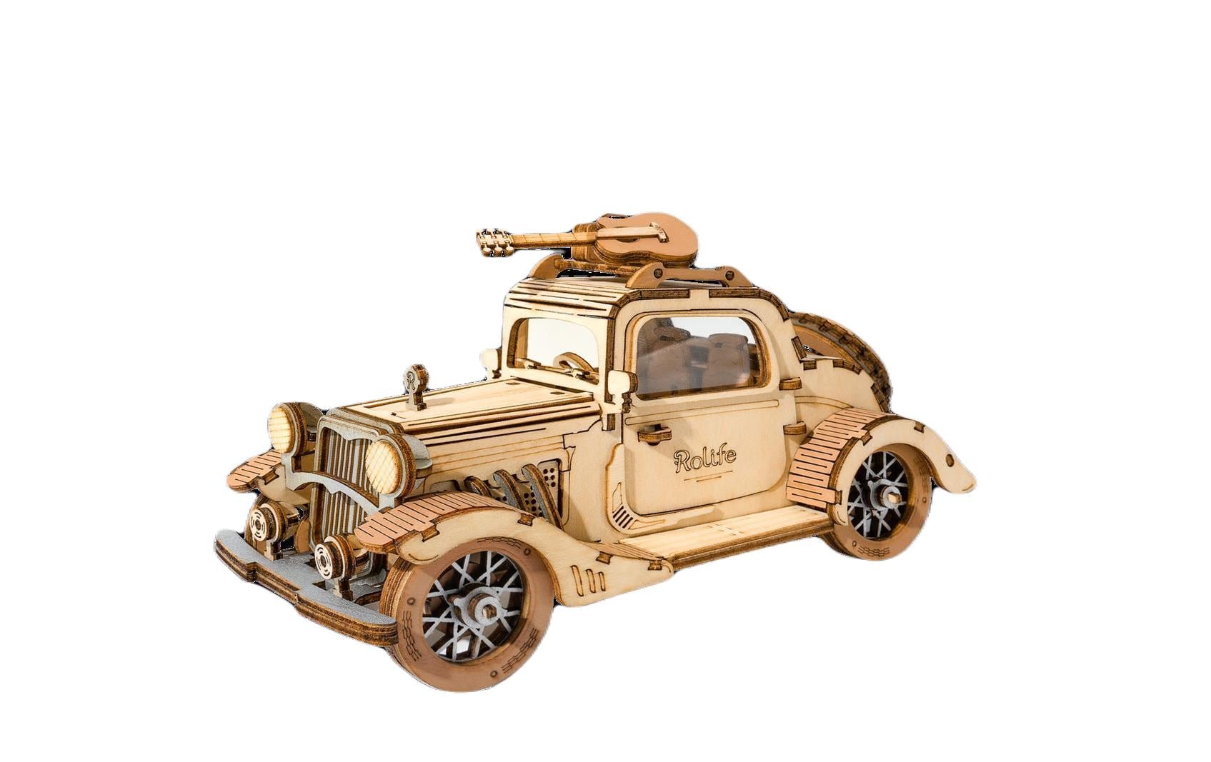 Bausatz Vintage CarVintage Car 3D Puzzle aus Holz
