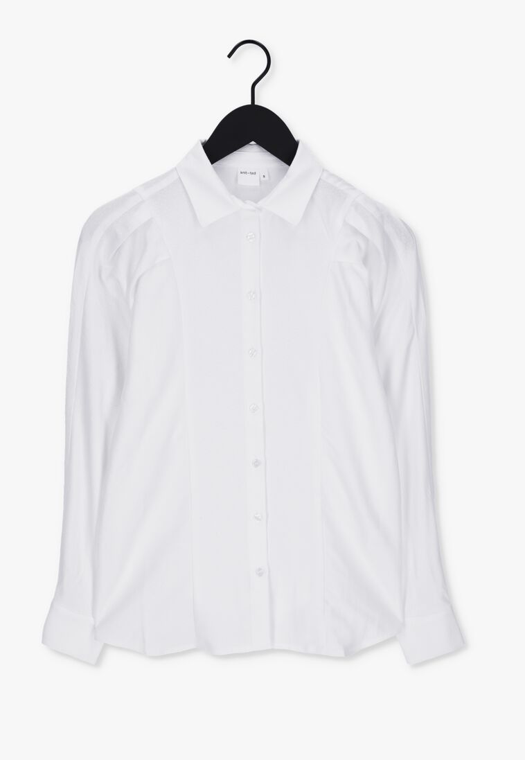 KNIT-TED ecru knit-ted blouse lize blouse