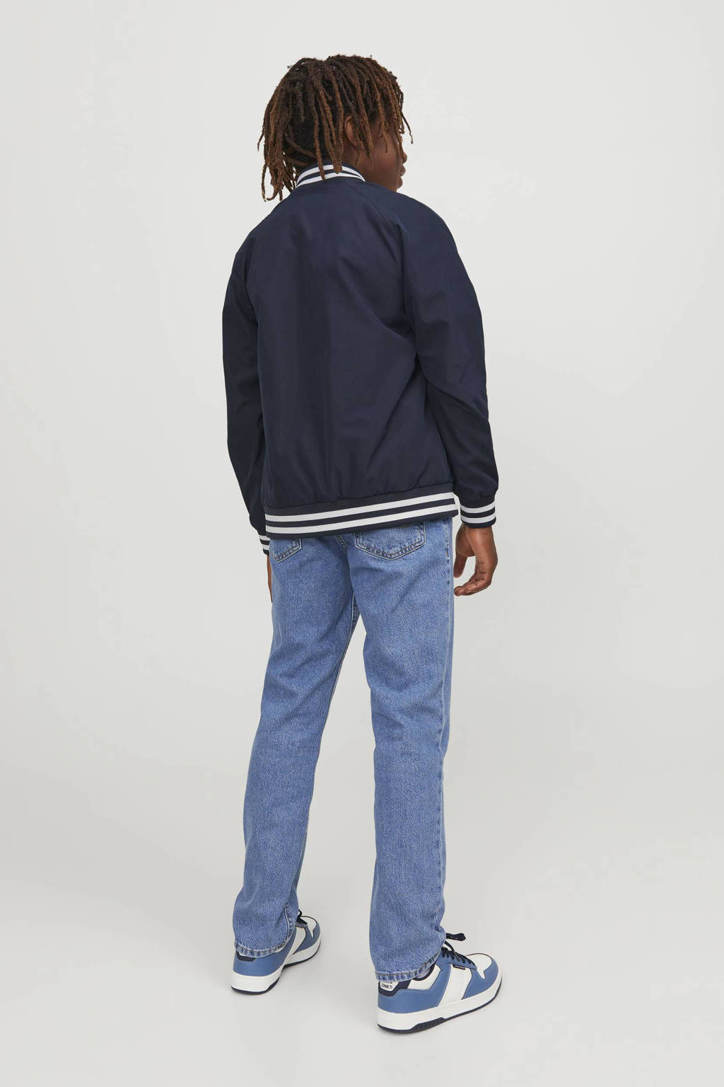 JACK & JONES bomberjack zomer JORLUCCA donkerblauw