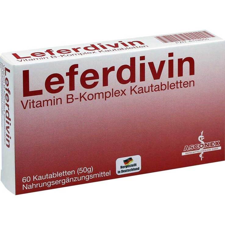 Leferdivin Vitamin B Komplex Kautablette, 60 St