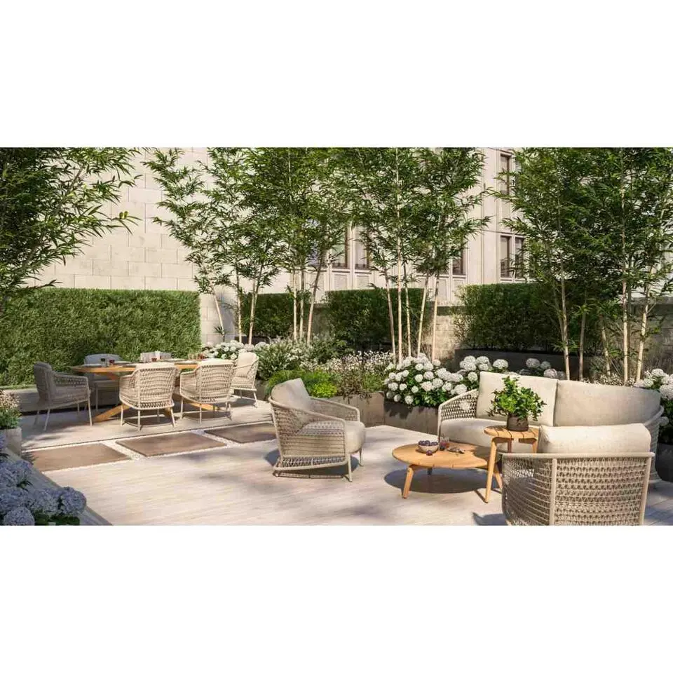 4 Seasons Puccini 3-zits loungebank - Rope