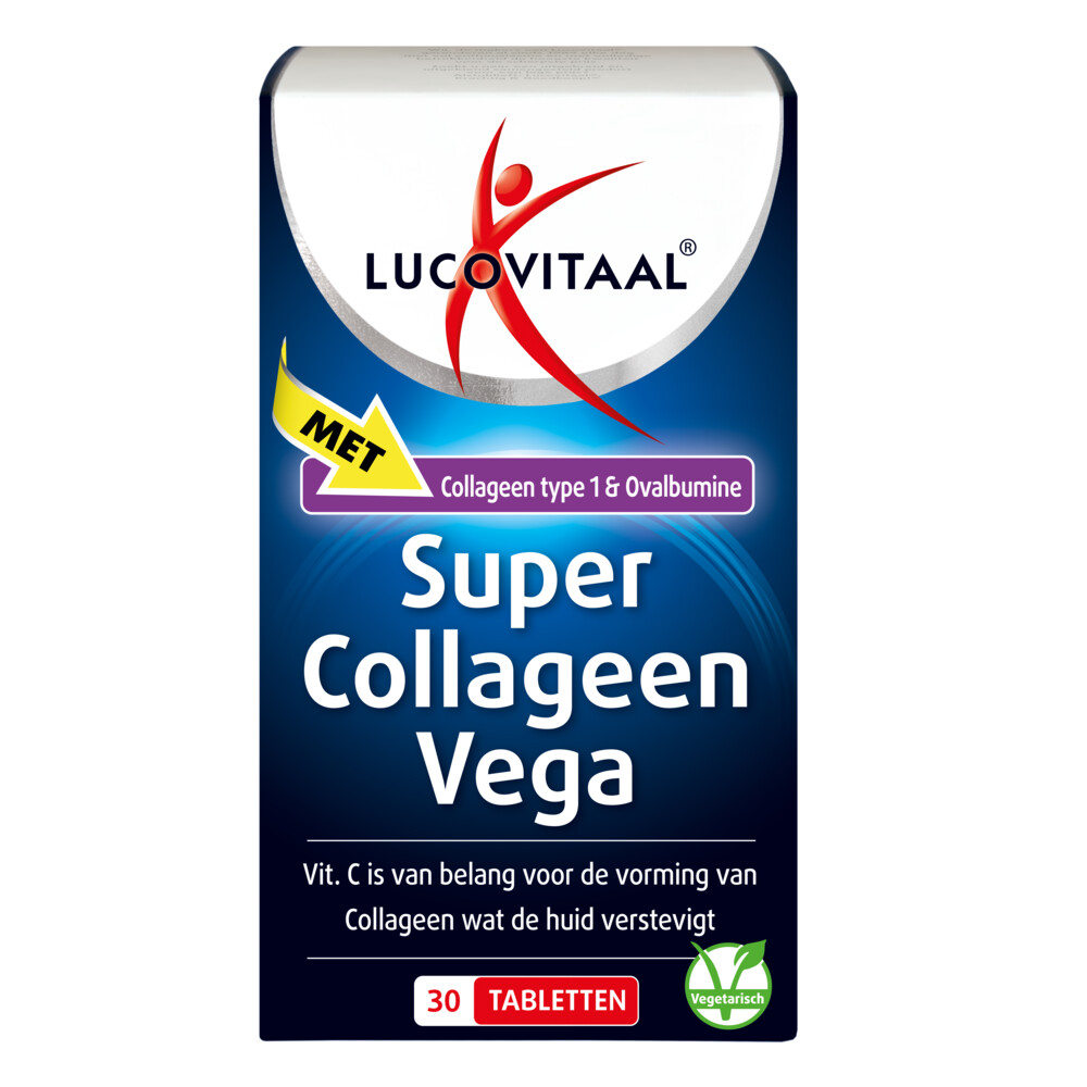3x Lucovitaal Collageen Vega Super30 tabletten