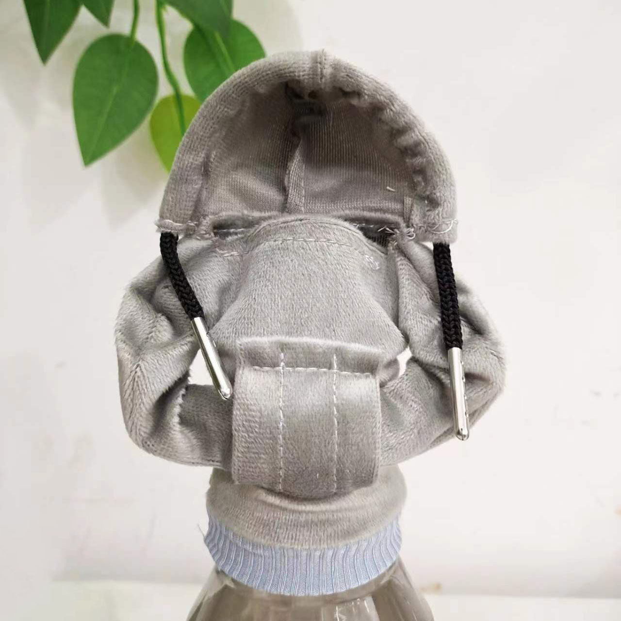 Universal Auto Schaltknauf Abdeckung Schalthebel Hoodie Schutz Überzug - Grau