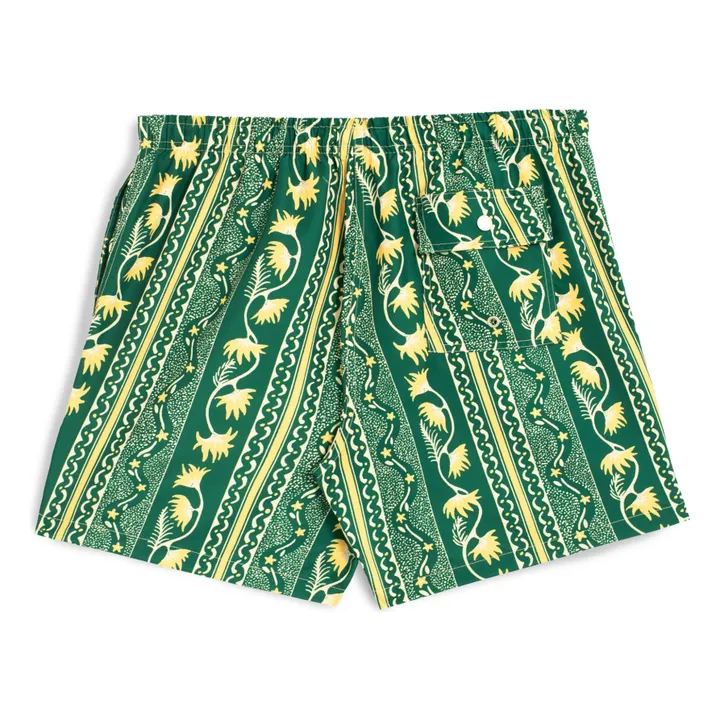 Bather Short de Bain Botanical Fibres Recyclées | Vert