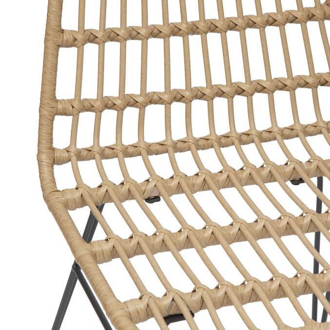 Lot de 2 chaises de jardin LAMBADA Sésame & Graphite