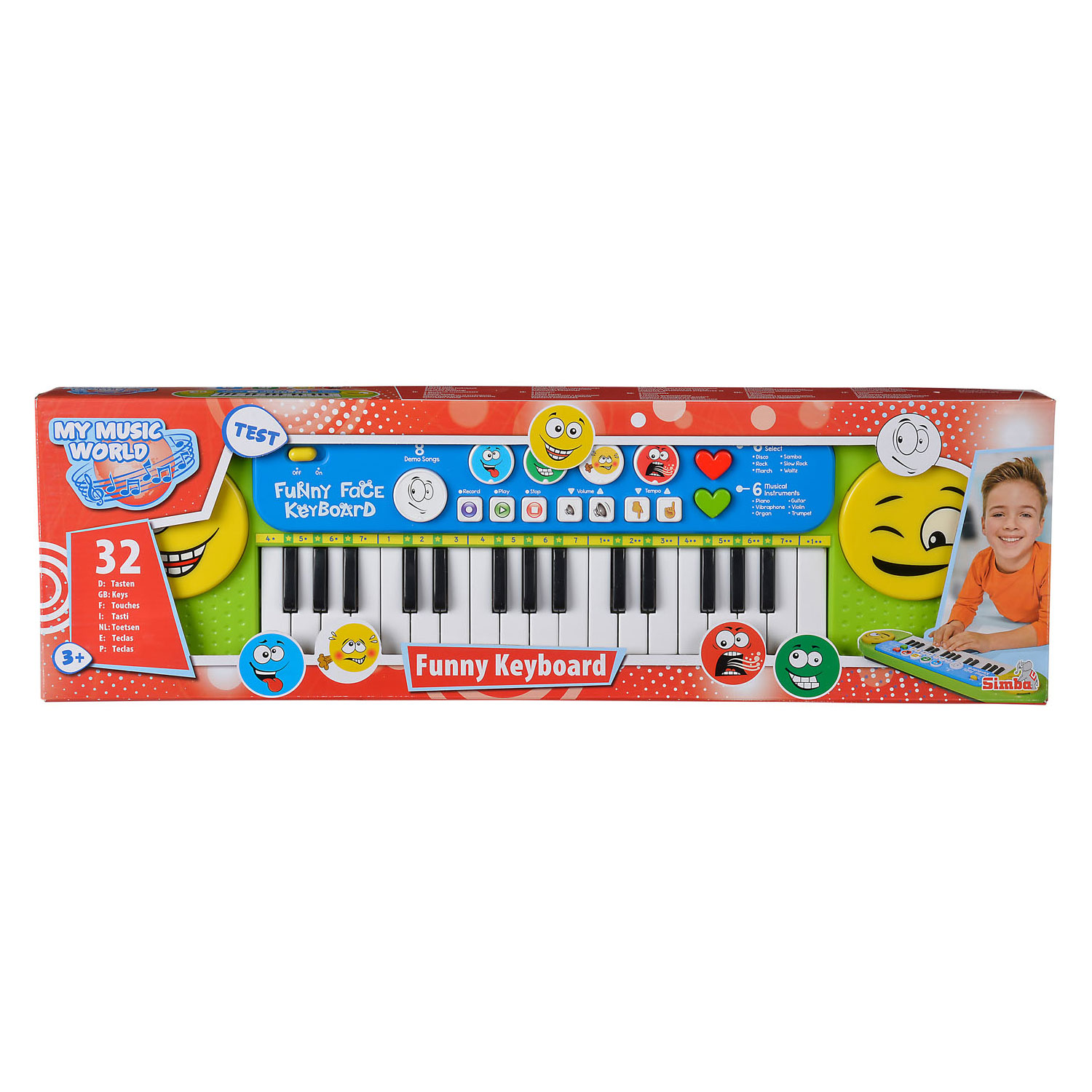 My Music World Smiley Keyboard