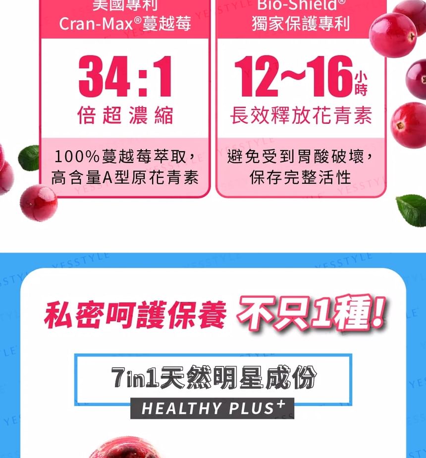 UNICAT - YIBO Cranberry-zuigtabletten