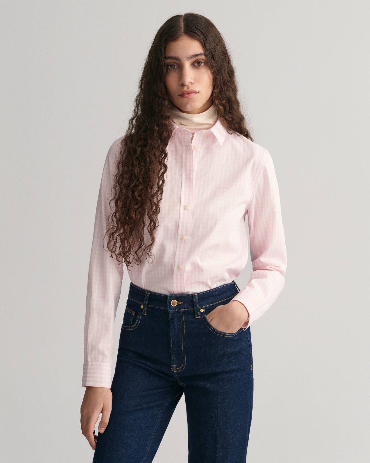 Gant| Damen Bluse Regular Fit Langarm