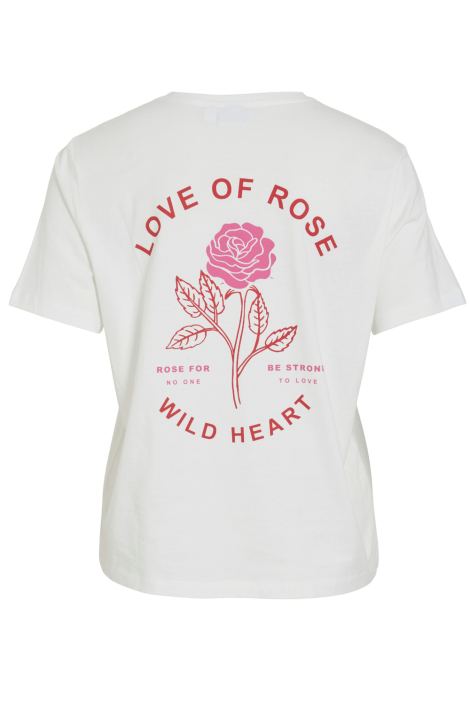 Vila witte dames t-shirt