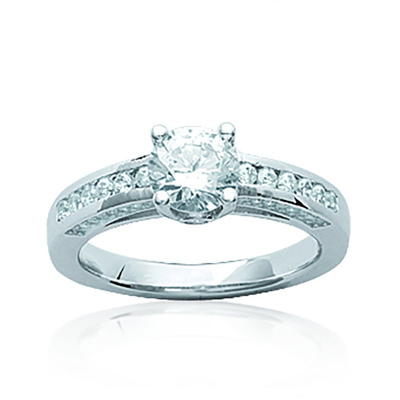 Bague Femme - Argent 925 - Oxyde de zirconium