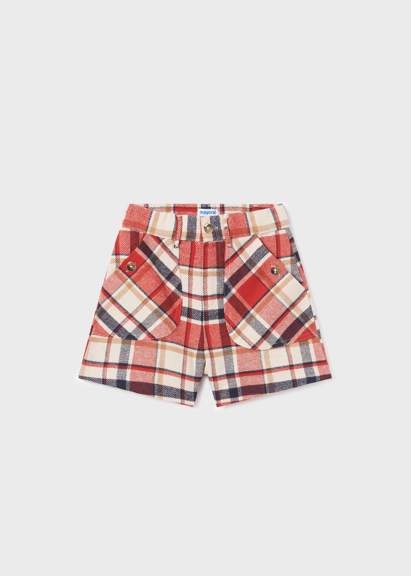 shorts xadrez para meninas