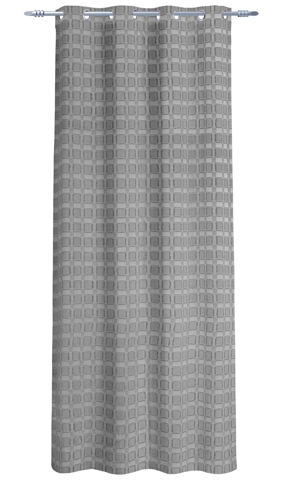 Ösenvorhang Tails 2er Set, 140x245cm, rosa, Polyester