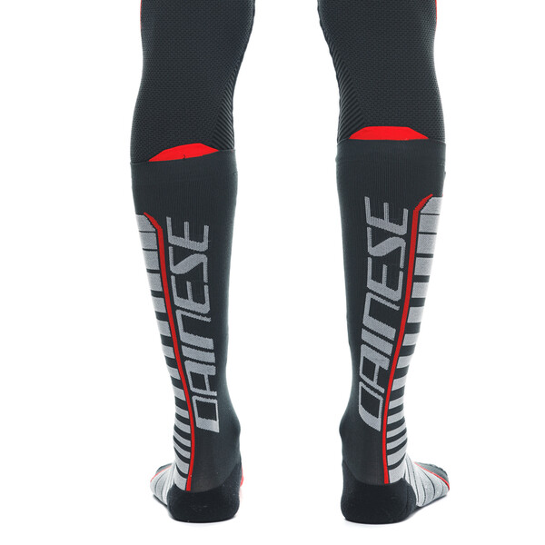 Dainese - Chaussettes Thermo Long Noir / Gris / Rouge