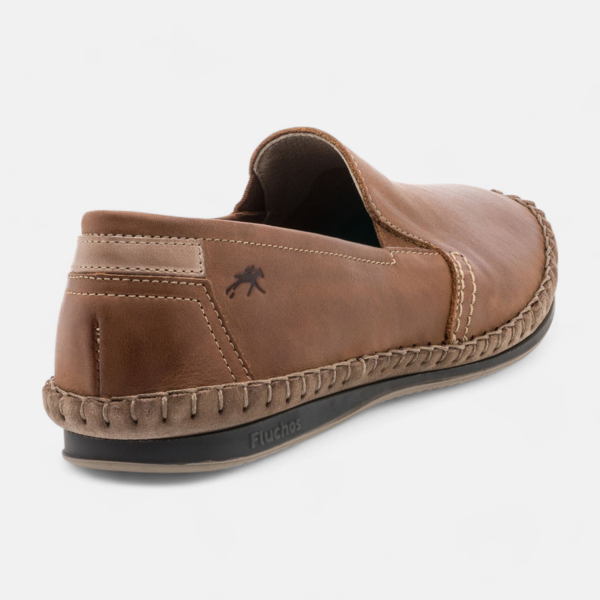 Mocassins Homme en cuir cognac