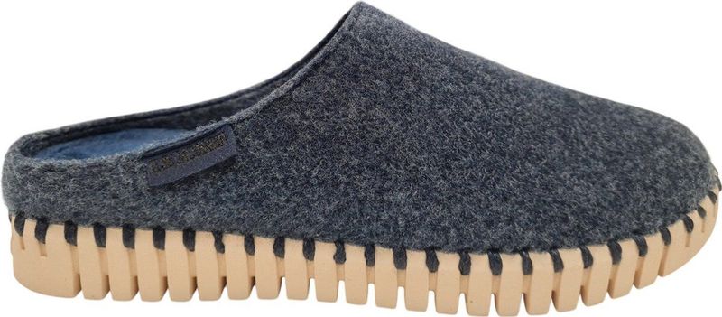 Ilse Jacobsen - TULIP3090F - Vilten Pantoffels - Dark Indigo - 100% Teryleenvilt