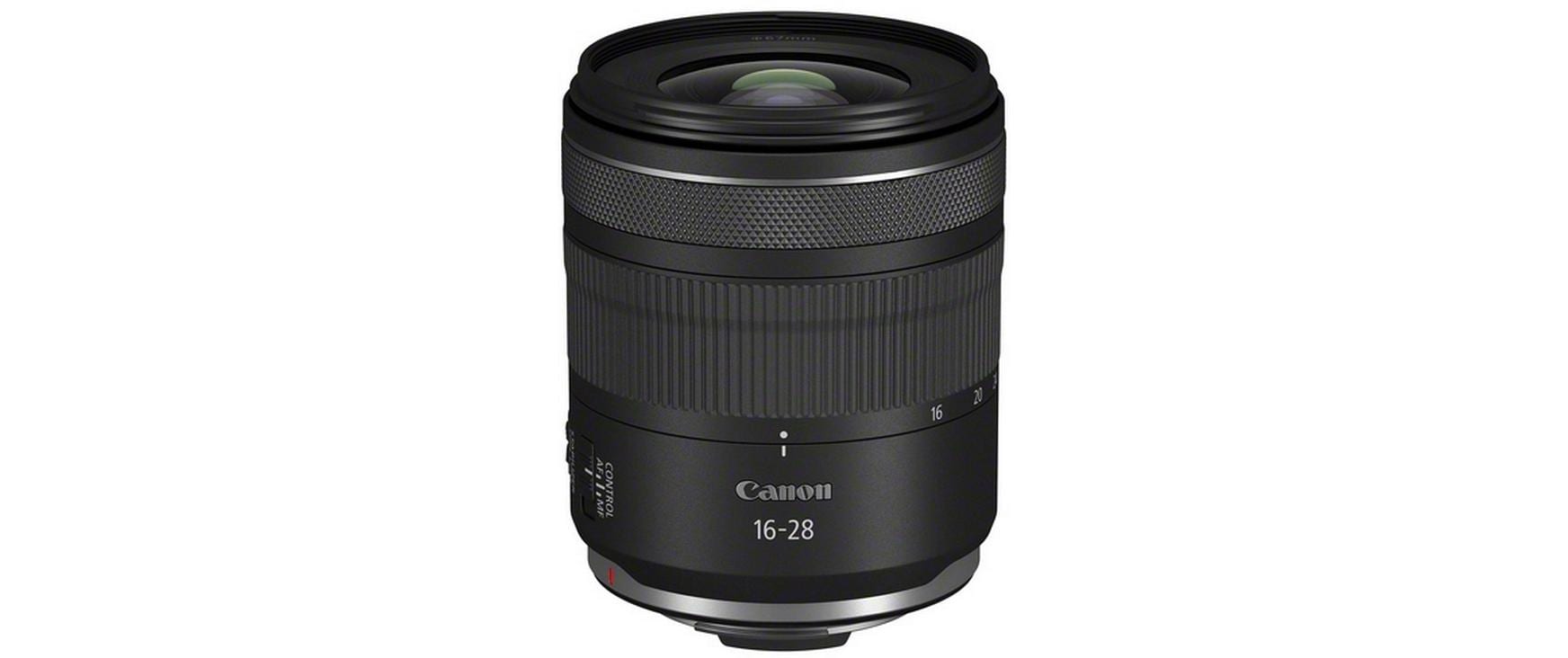 Zoomobjektiv RF 16-28mm F/2.8 IS STM Canon RF<br>Kompaktes Ultraweitwinkel-Zoom mit schneller Blende und Bildstabilisierung