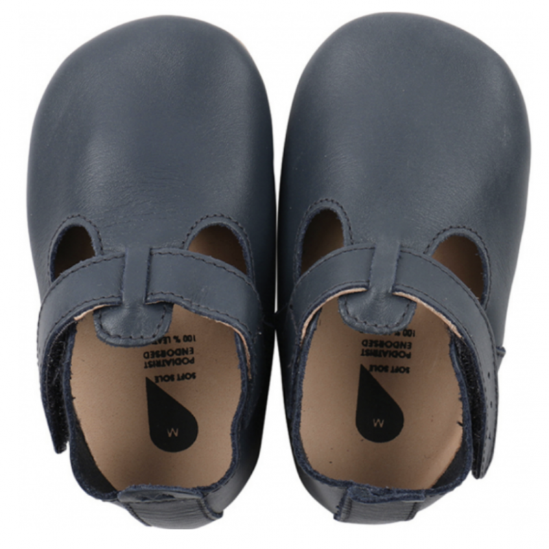 Bobux Bobux chaussons t-bar marine
