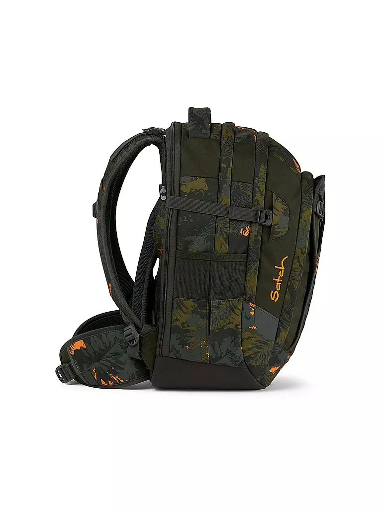 SATCH Schulrucksack Satch Match Jurassic Jungle dunkelgrün