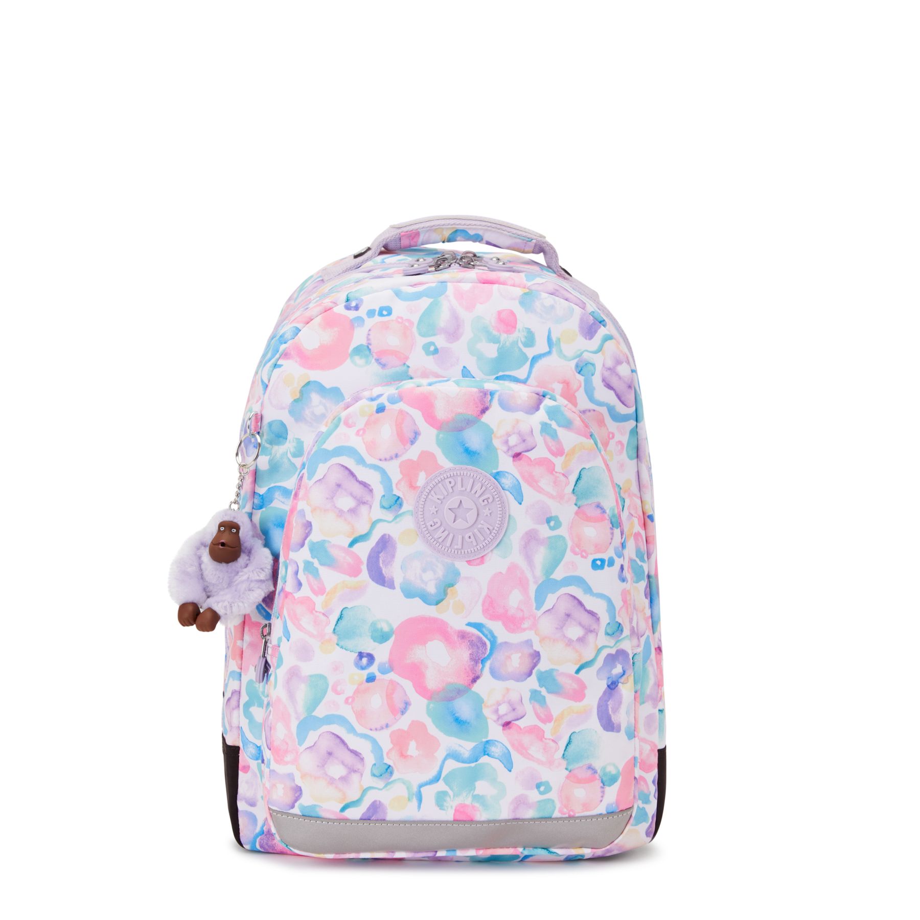 CLASS ROOM Grand sac à dos avec protection ordinateur - Aqua Flowers