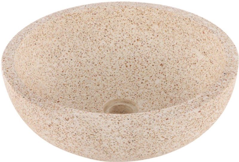 Differnz - Lauren - Waskom - Bruin/Beige - Terrazzo 40cm